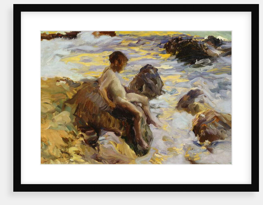 Boy in the Breakers, Javea, 1900 by Joaquin Sorolla y Bastida