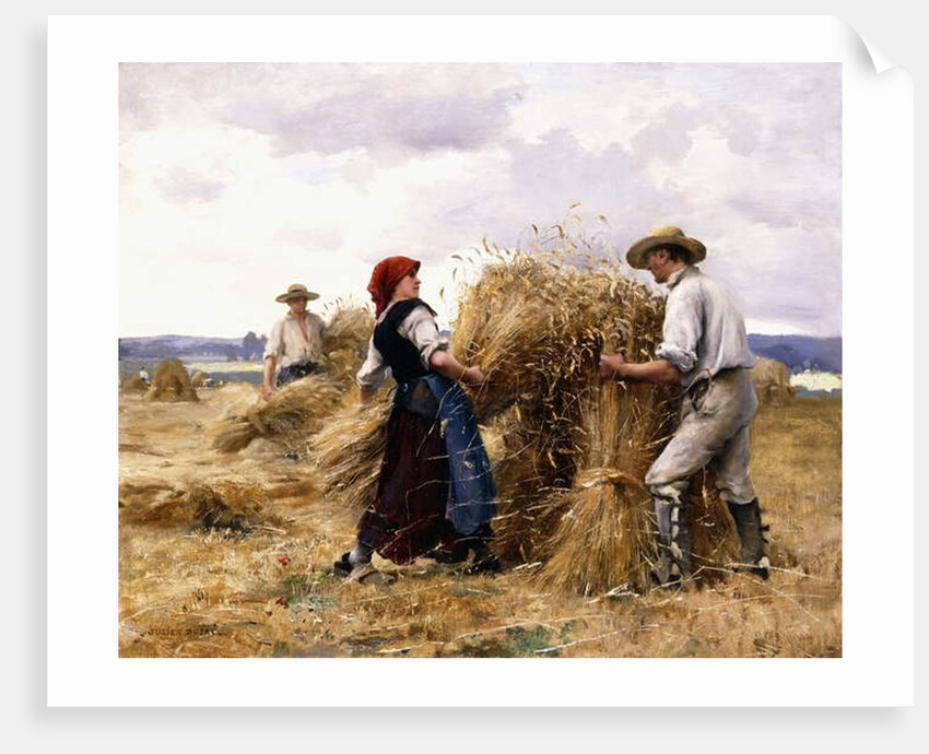 Stacking Hay by Julien Dupre