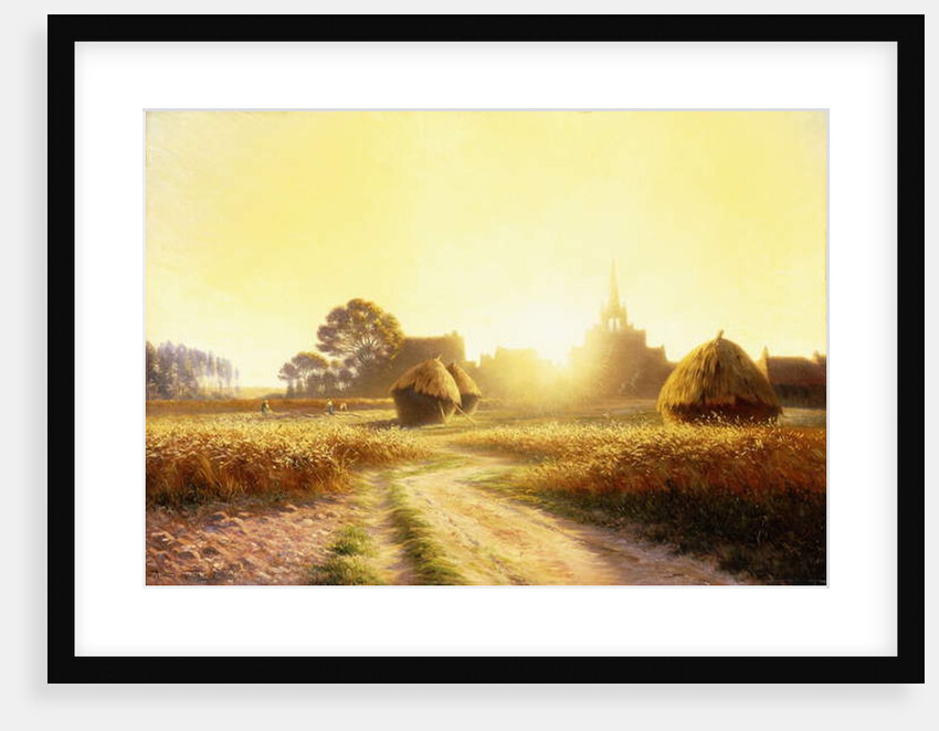 Sunset in Champagne, 1902 by Armand Guery