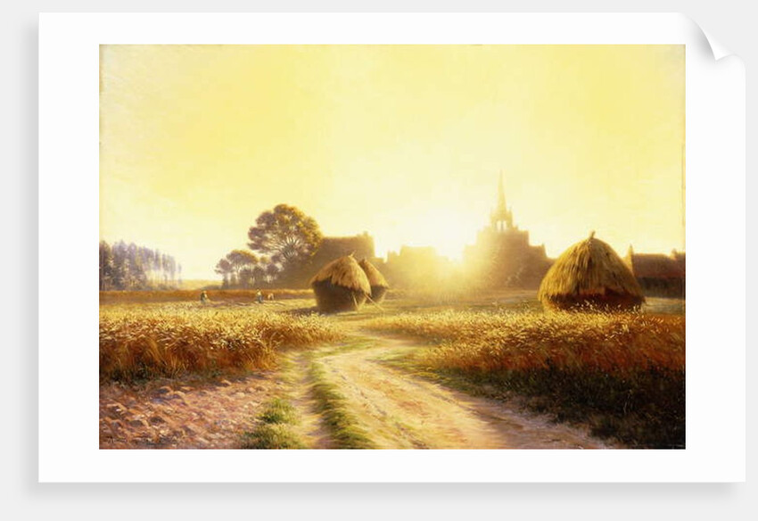 Sunset in Champagne, 1902 by Armand Guery