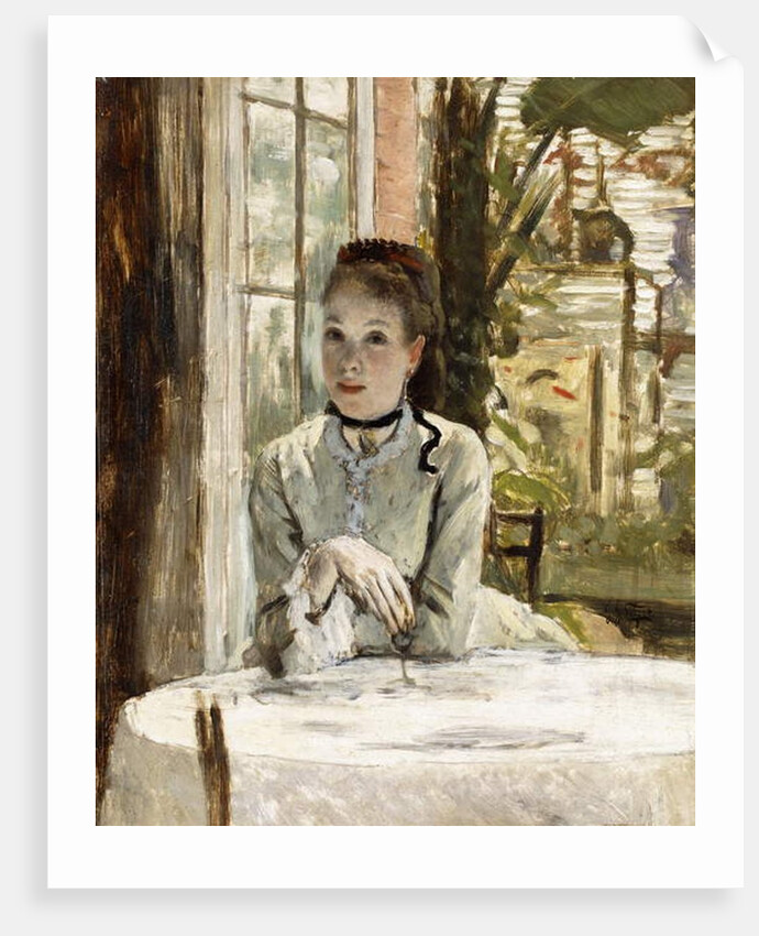 A Woman in an Elegant Interior by James Jacques Joseph Tissot