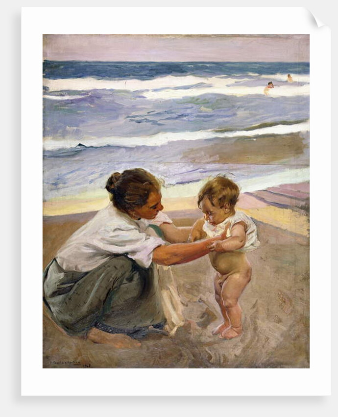 A la Orilla del Mar, 1908 by Joaquin Sorolla y Bastida