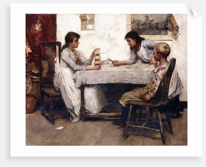 The House of Cards, 1888 by Albert Chevallier Tayler