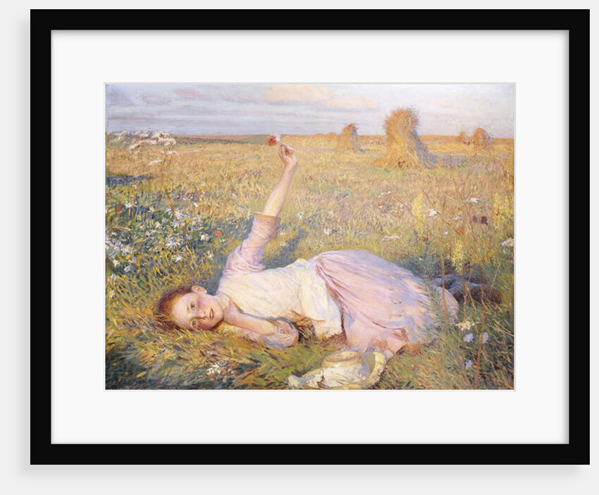Evening Song, 1893 by George Clausen