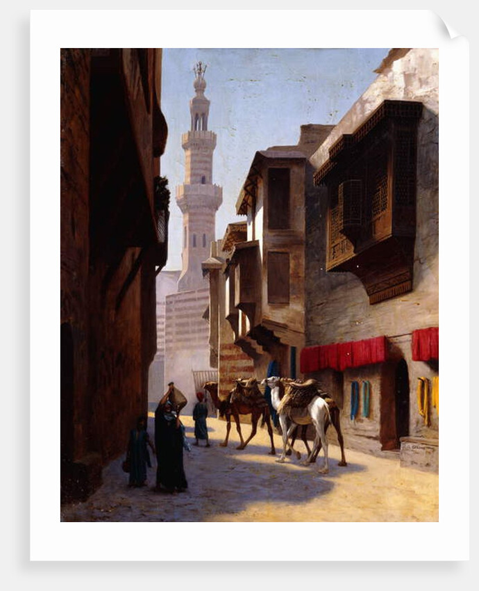 A Street in Cairo by Jean Leon Gerome
