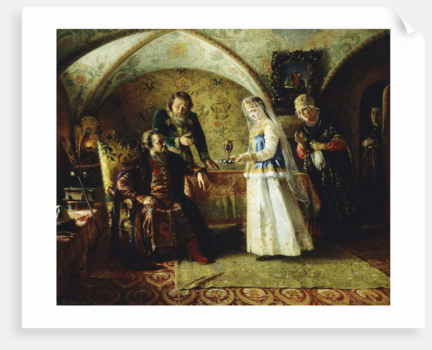 The Introduction, 1868 by Konstantin Egorovich Makovsky