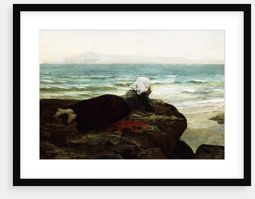 Looking out to Sea, 19th century by Jules Breton