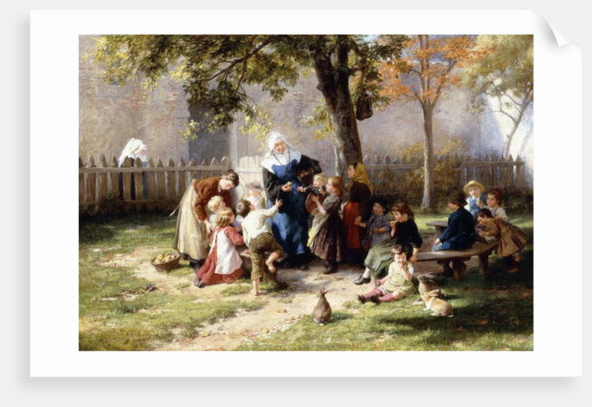 The Schoolyard by Felix Schlesinger