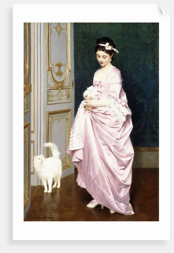 Feline Affection, 1872 by Joseph Caraud