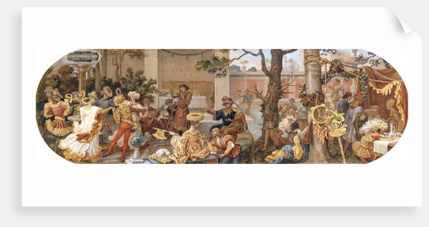 A Florentine Festival: Passtimes after Lunch by Ricciardo Meacci