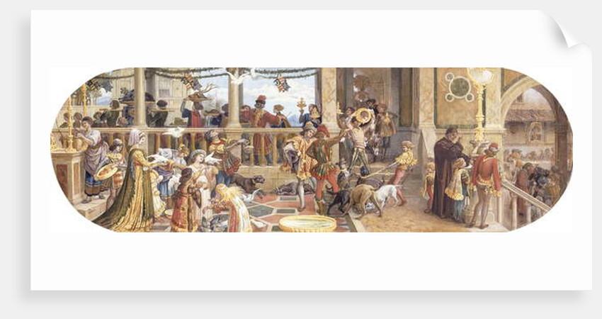 A Florentine Festival: Bringing the Left-overs to the Animals and Table of the Poor by Ricciardo Meacci