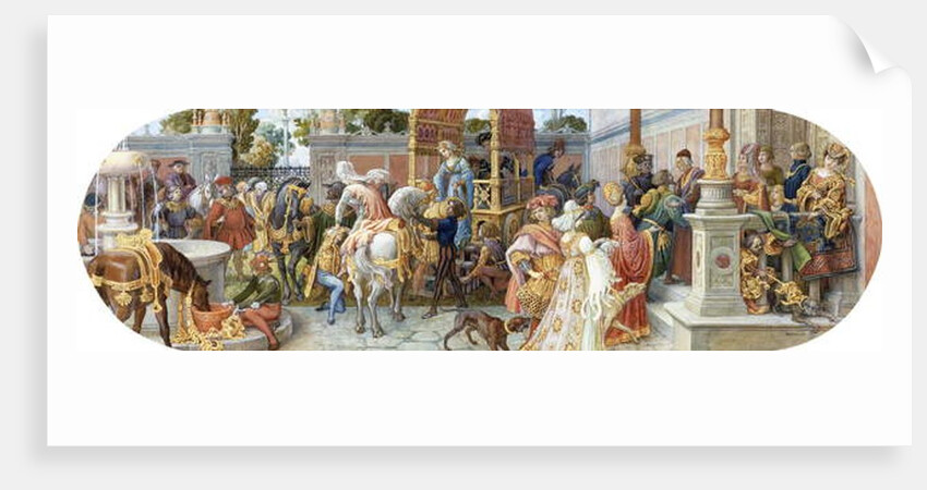 A Florentine Festival: The Guests' Arrival by Ricciardo Meacci