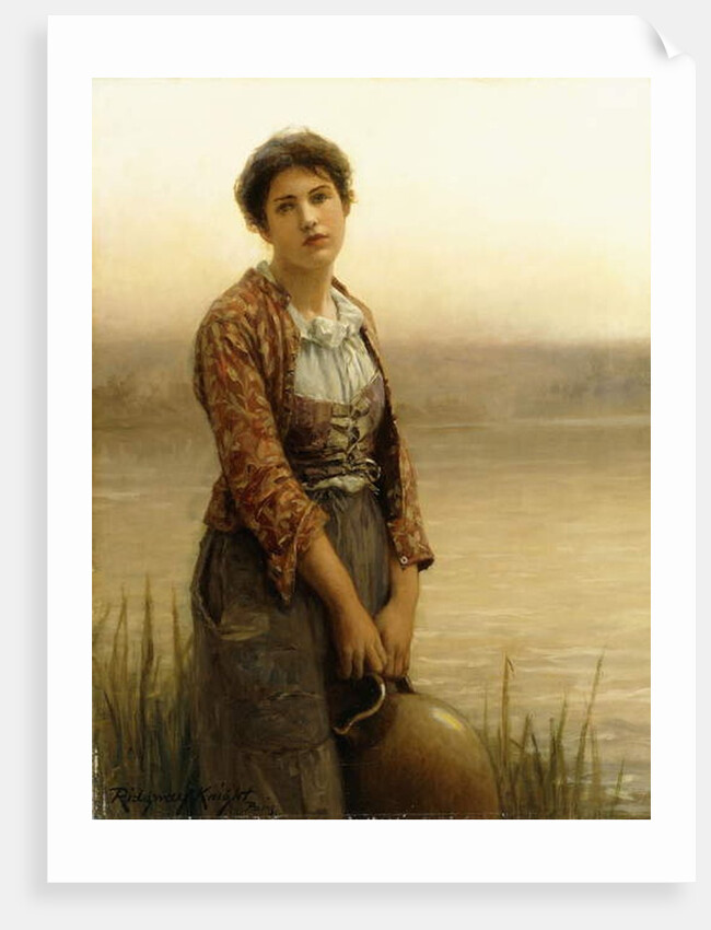 The Water Carrier by Daniel Ridgway Knight
