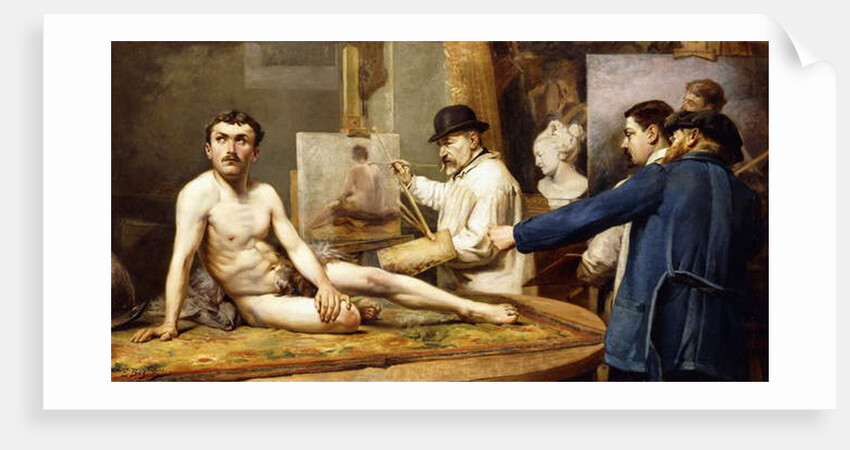 In Front of the Painter by Enrico Bogliani