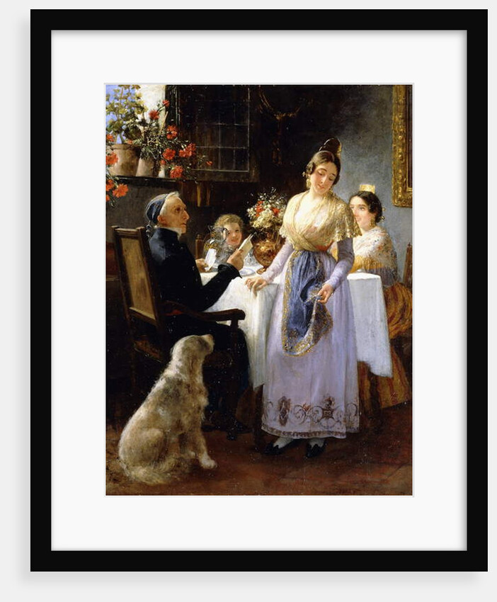 The Letter, 1897 by Juan Antonio Benlliure y Gil