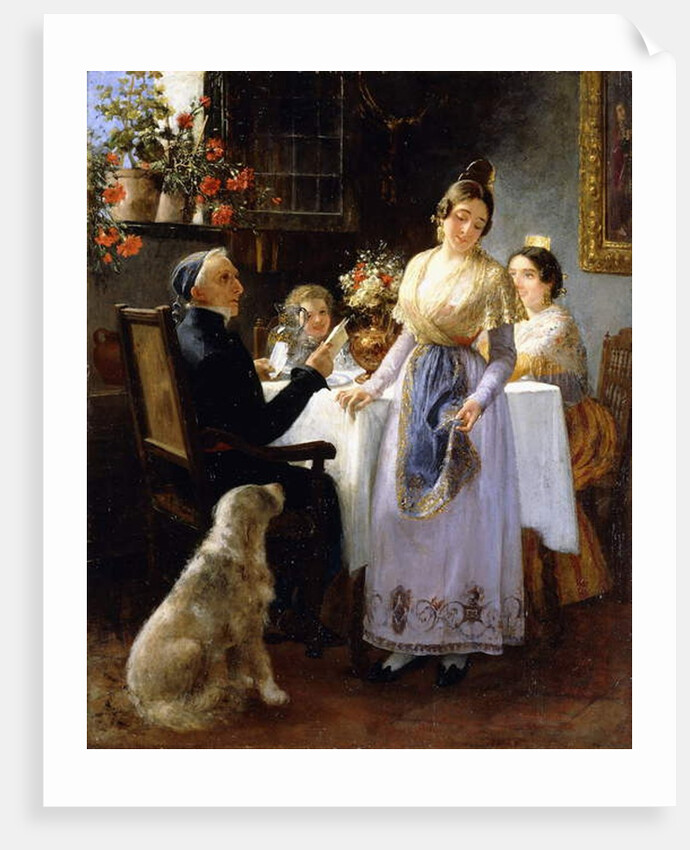 The Letter, 1897 by Juan Antonio Benlliure y Gil