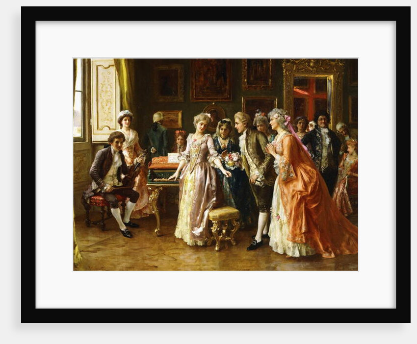 The Music Lesson by Federigo Andreotti