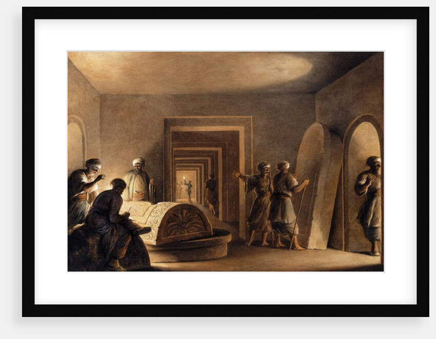 Figures in Egyptian Tombs by Luigi Mayer
