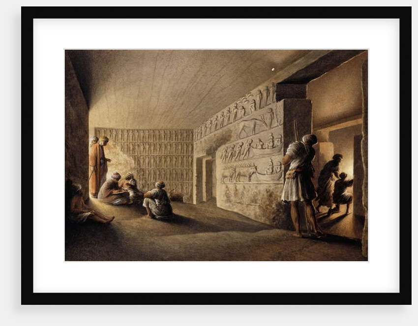 Figures in Egyptian Tombs by Luigi Mayer