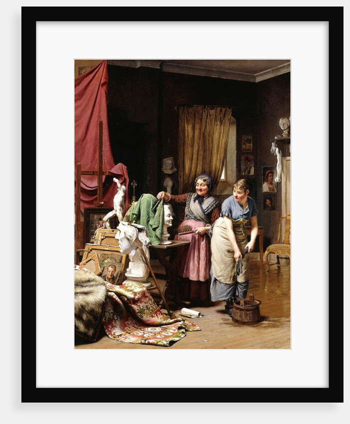 In the Studio, 1882 by Wenzel Ulrik Tornoe