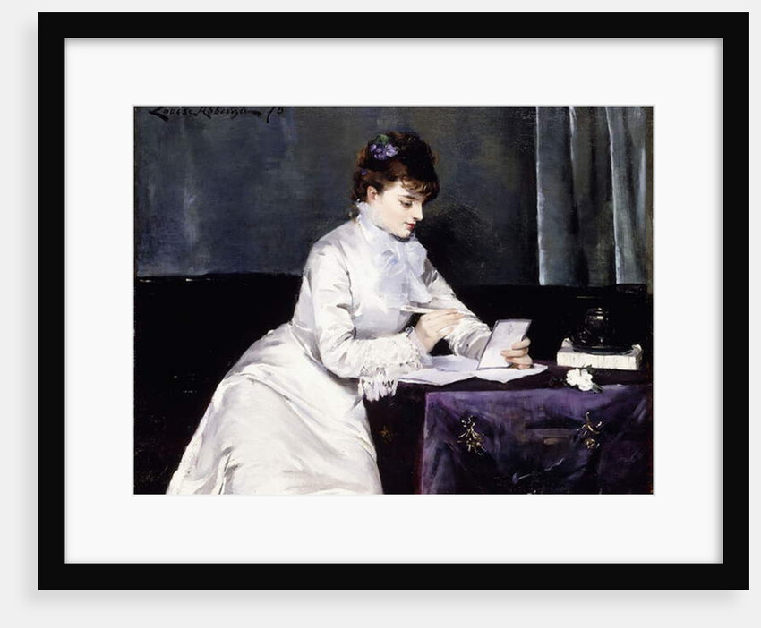 Portrait of Madame Lucien Guitry, 1876 by Louise Abbema