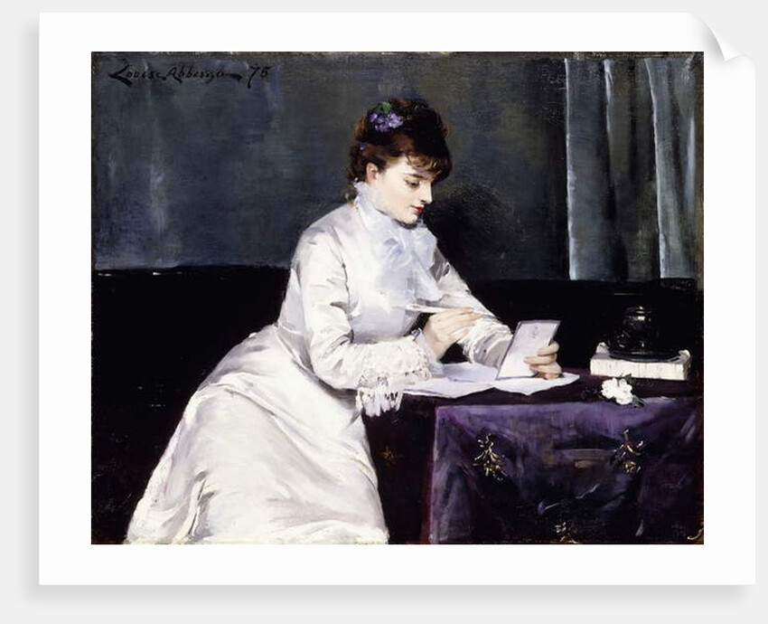 Portrait of Madame Lucien Guitry, 1876 by Louise Abbema