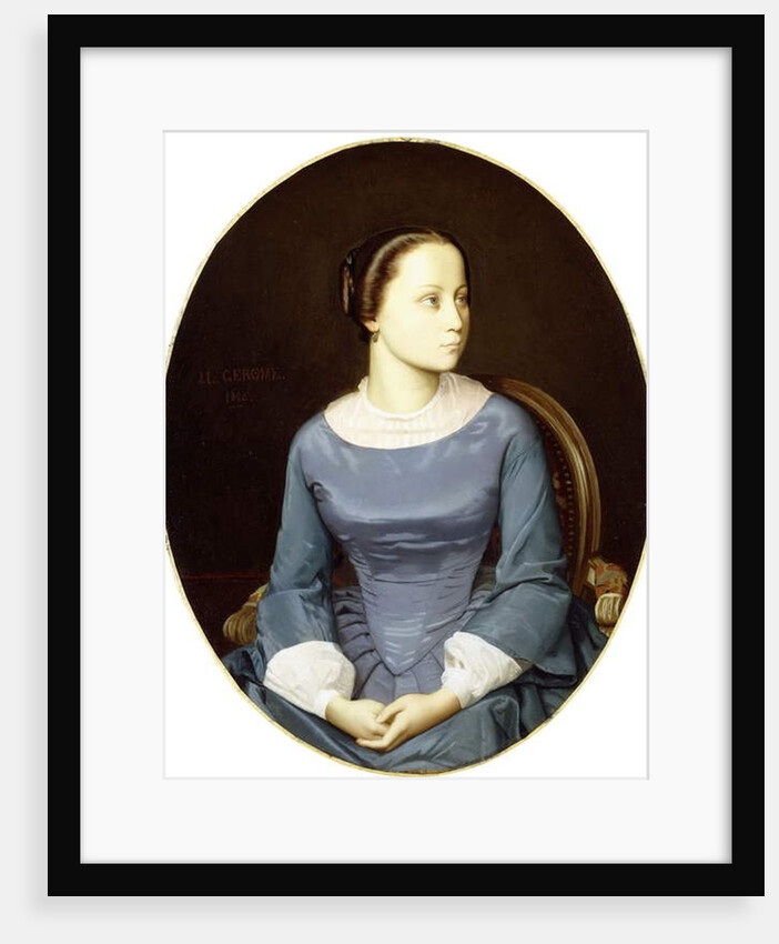 Young Woman in Blue, 1852 by Jean Leon Gerome