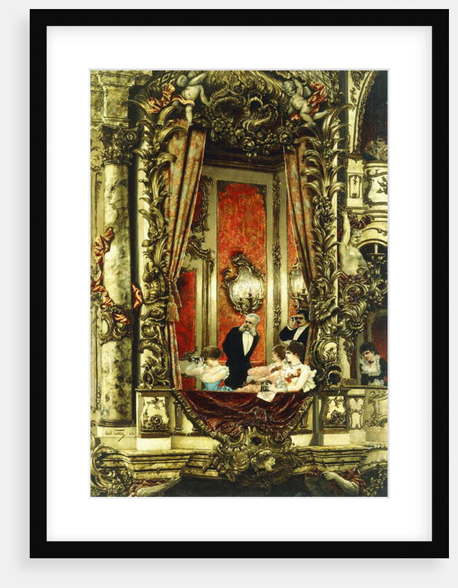 Franz Josef at the Opera, 1883 by Carl Kahler