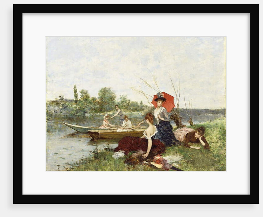 The Boating Party by Francesco Miralles Galaup