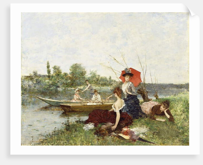 The Boating Party by Francesco Miralles Galaup