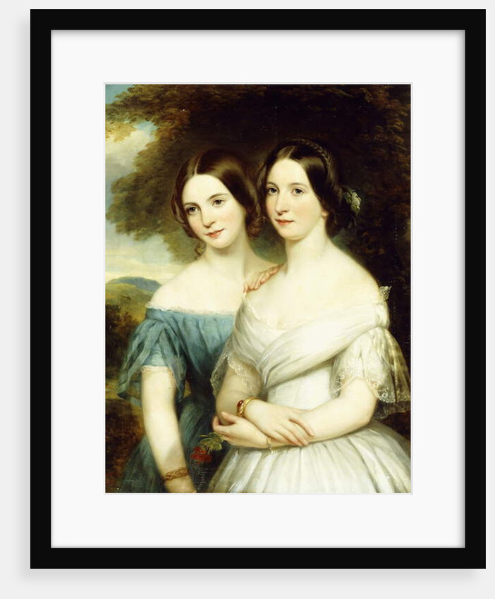 Portrait of Two Sisters, 1856 by Samuel West