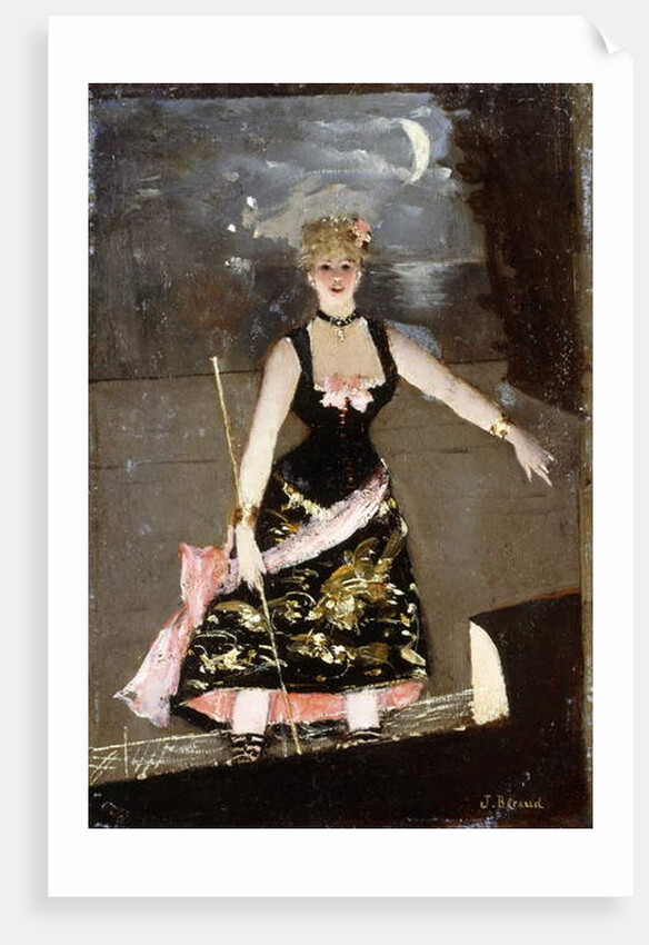 The Music Hall Singer by Jean Beraud