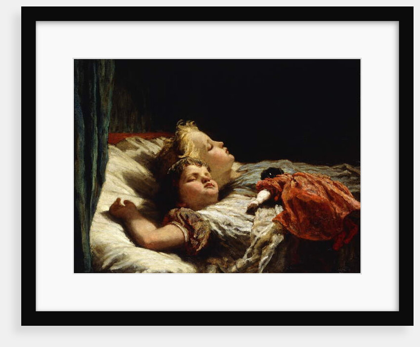 Sweet Slumber by Karl Wilhelm Friedrich Bauerle