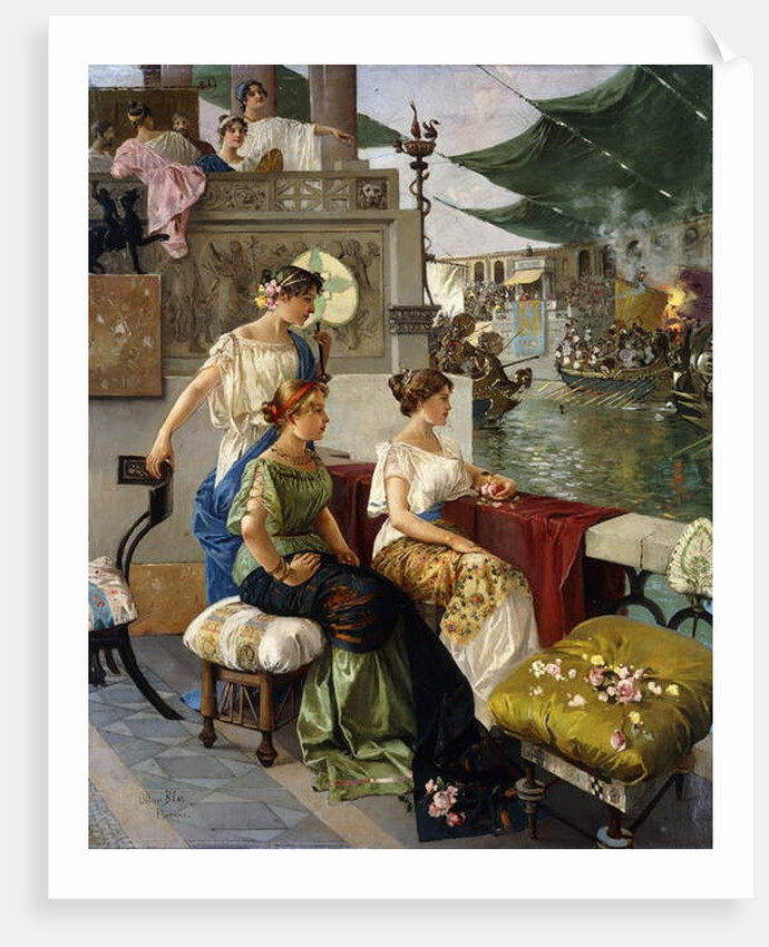 A Roman Spectacle by Blas Olleros y Quintana