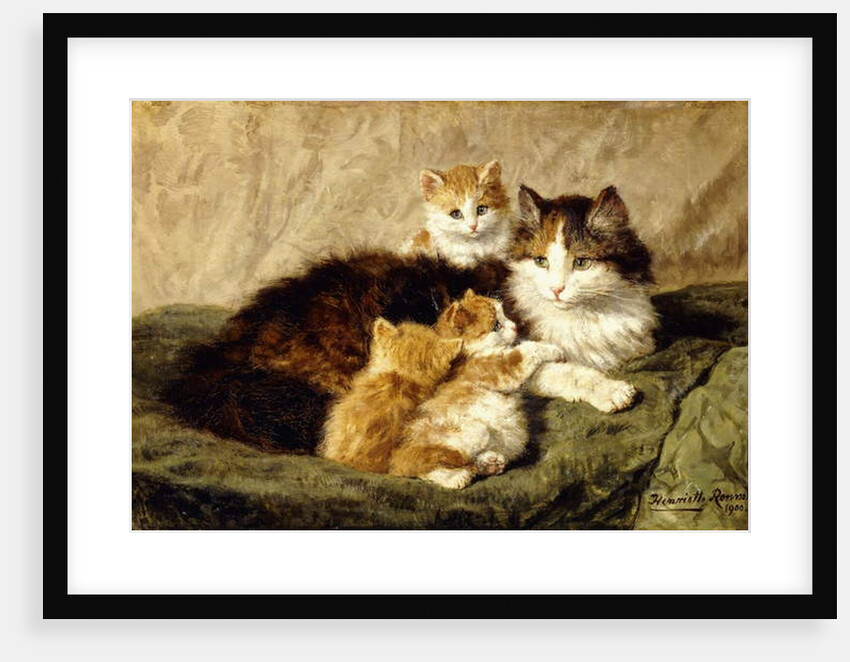 Contentment, 1900 by Henriette Ronner-Knip