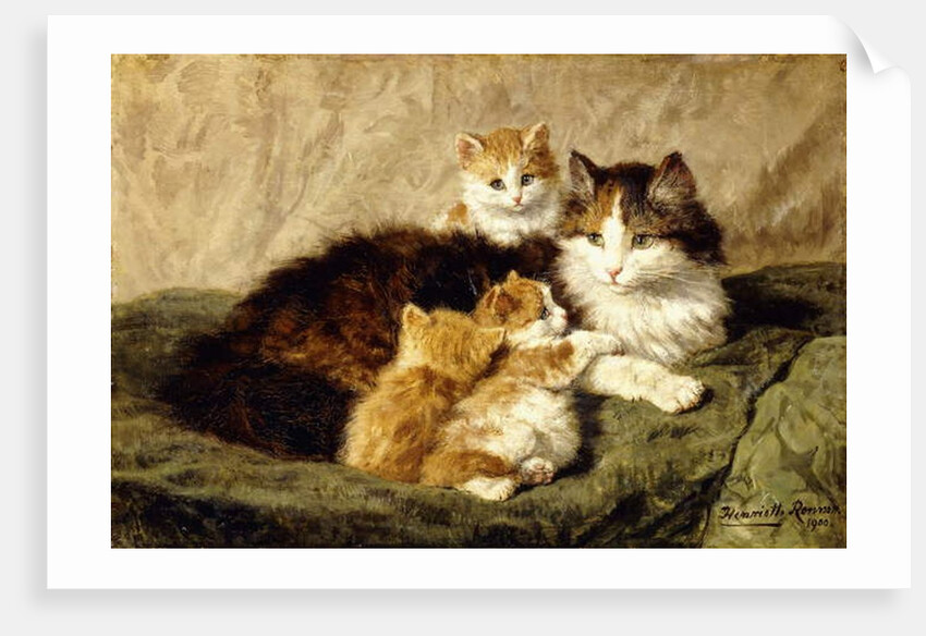 Contentment, 1900 by Henriette Ronner-Knip