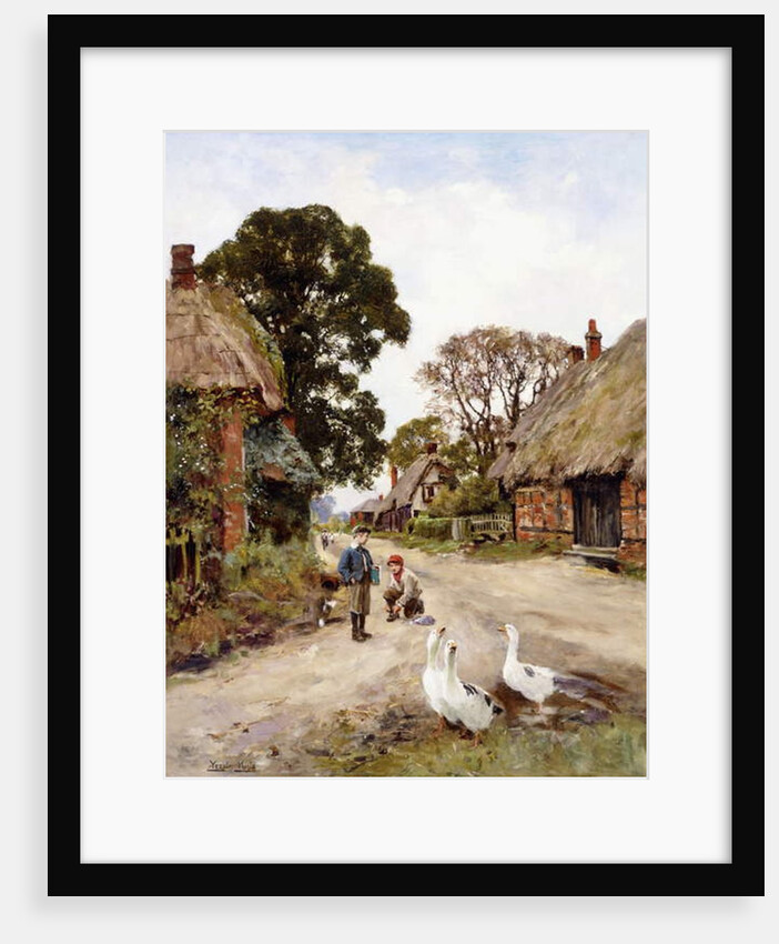 Off to School by Henry John Yeend King