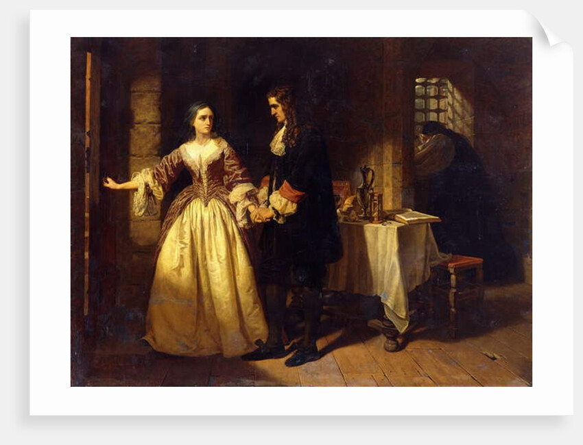 The Parting of Lord William and Lady Rachel Russell in 1683, 1852 by Charles Lucy