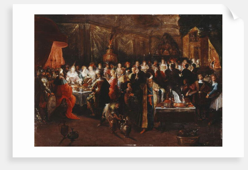 Belshazzar's Feast, c.1610 by Frans II the Younger Francken