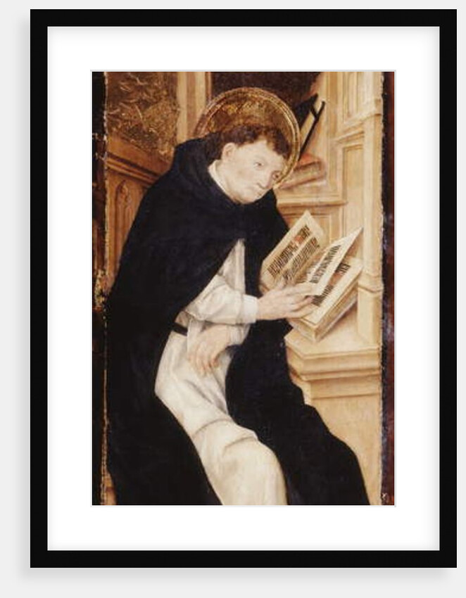 An Augustine Monk reading an Anthiphonary by Pau Vergos