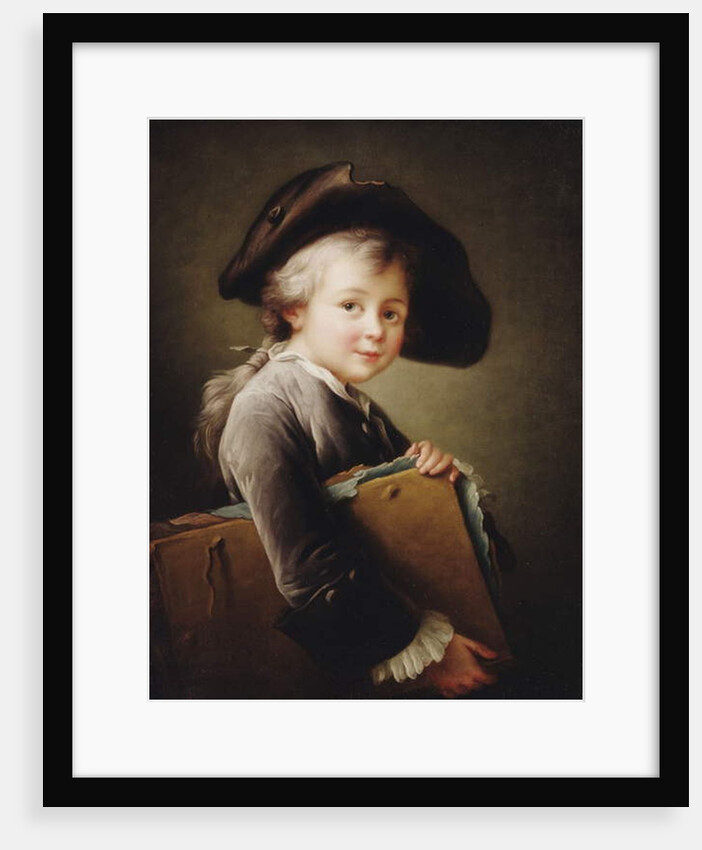 A Young Boy holding a Portfolio, 1760 by Francois-Hubert Drouais