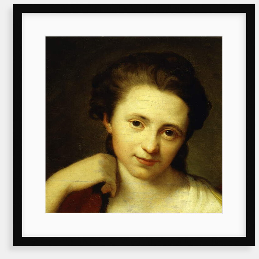 Portrait of Angelica Kauffmann, bust length by Anton von Maron