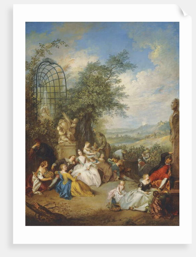 A Fete Champetre during the Grape Harvest by Jean-Baptiste Joseph Pater