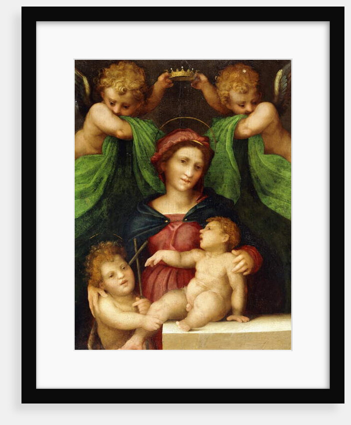 The Madonna and Child with the Infant Saint John the Baptist and two Angels, c.1512 by Giovanni Battista Rosso Fiorentino