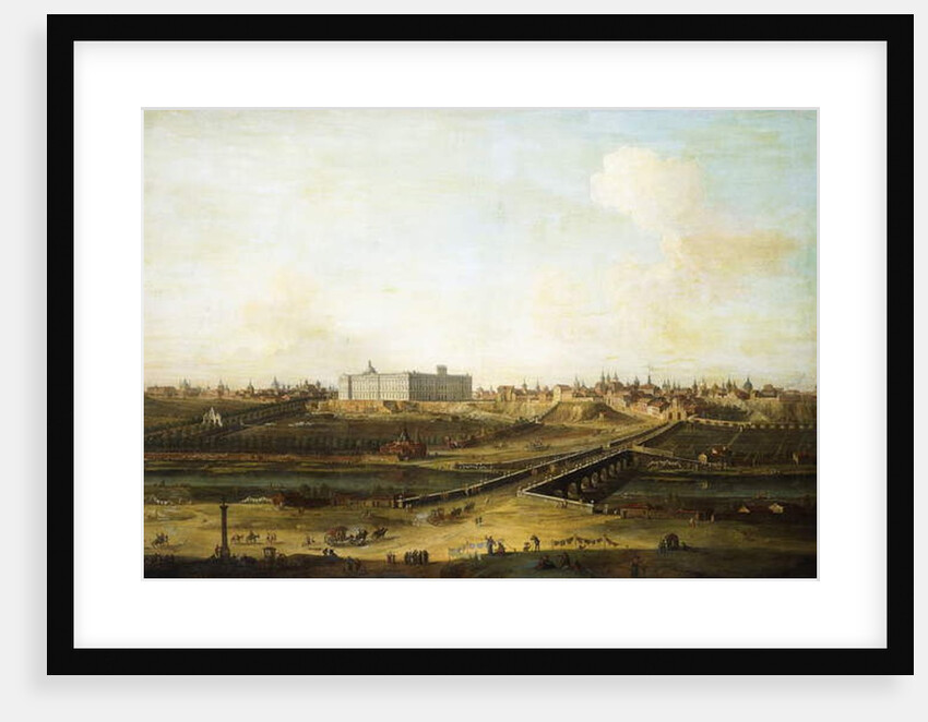 Madrid and the Palacio Real from the West Bank of the Manzanares, 1752-53 by Antonio Joli