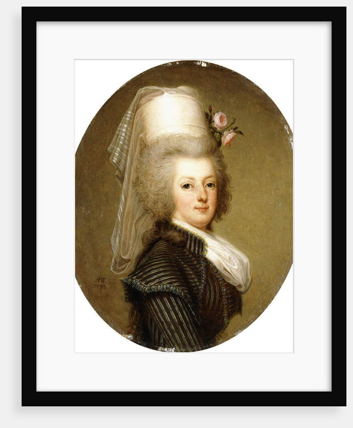 Portrait of Queen Marie Antoinette, 1793 by Adolf Ulrich Wertmuller