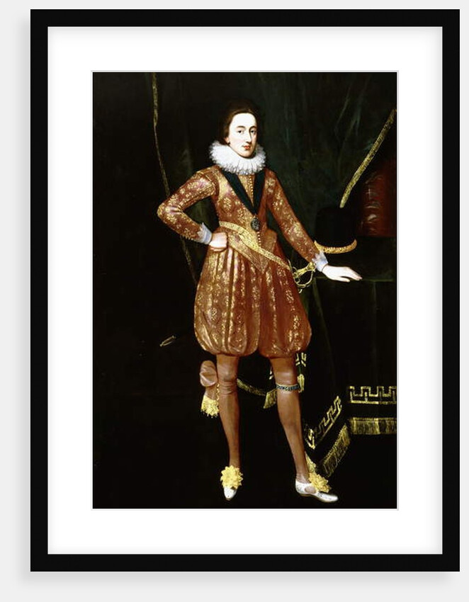 Portrait of King Charles I as the Prince of Wales by Daniel Mytens