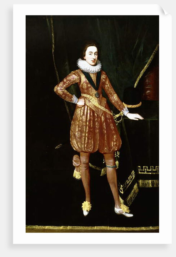 Portrait of King Charles I as the Prince of Wales by Daniel Mytens