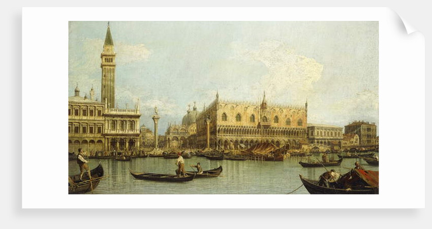 The Molo, Venice by Canaletto