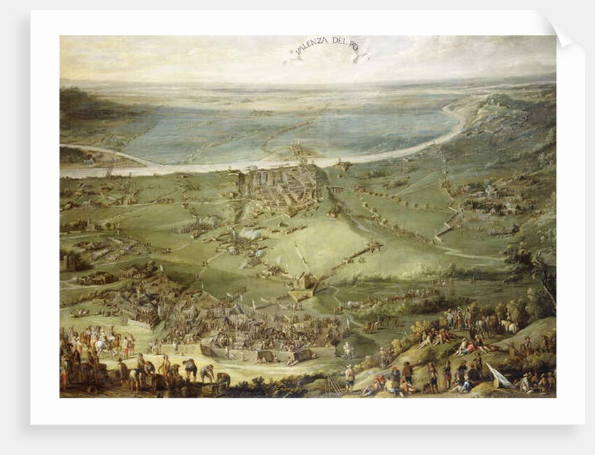 The Spanish and Imperial Troops defeated by France and Savoy at Valenza Po by Peeter Snayers